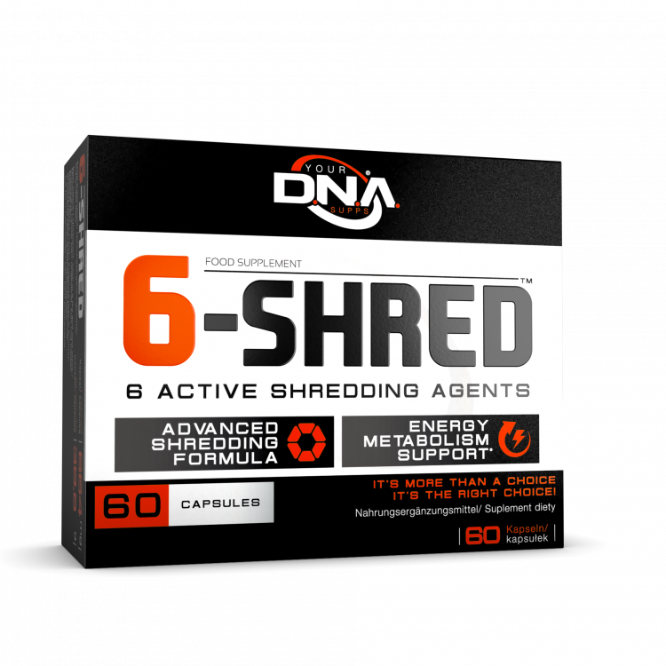 DNA 6-Shred 60 kaps EN,DE,PL 60 kapsułek 