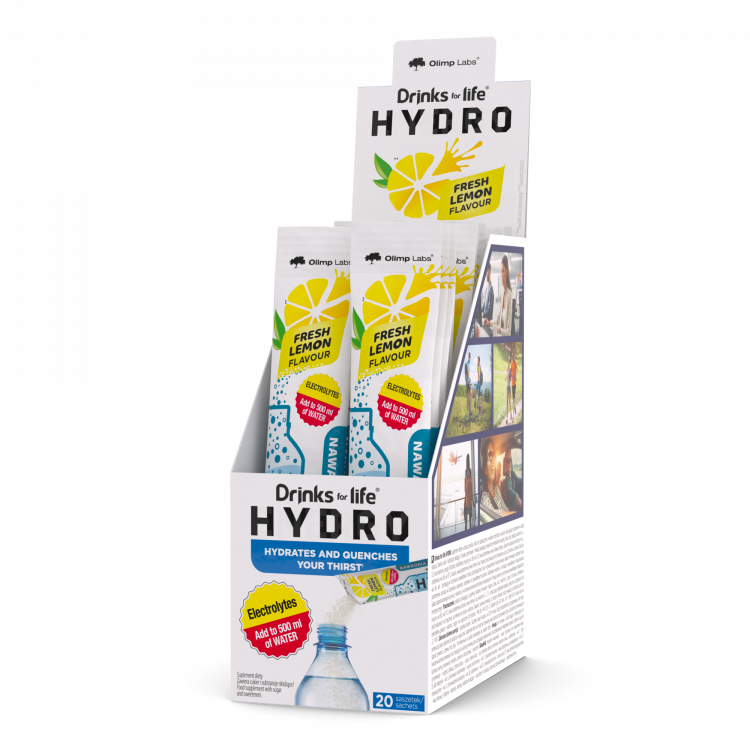 Drinks For Life Hydro 20 saszetek Lemon