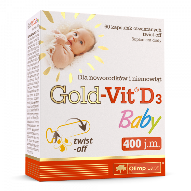Gold-Vit D3 Baby 60 kapsułek 