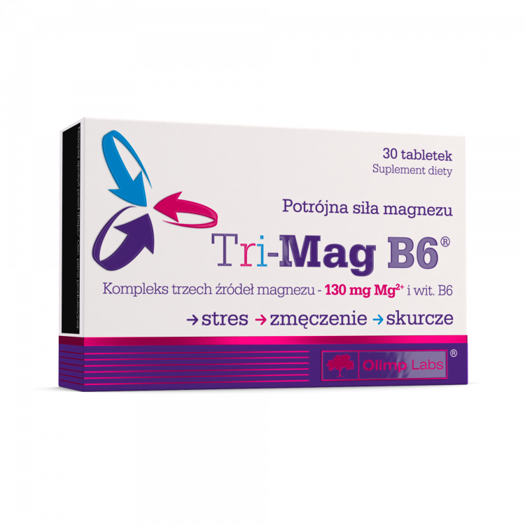 TRI-Mag B6 30 kapsułek 