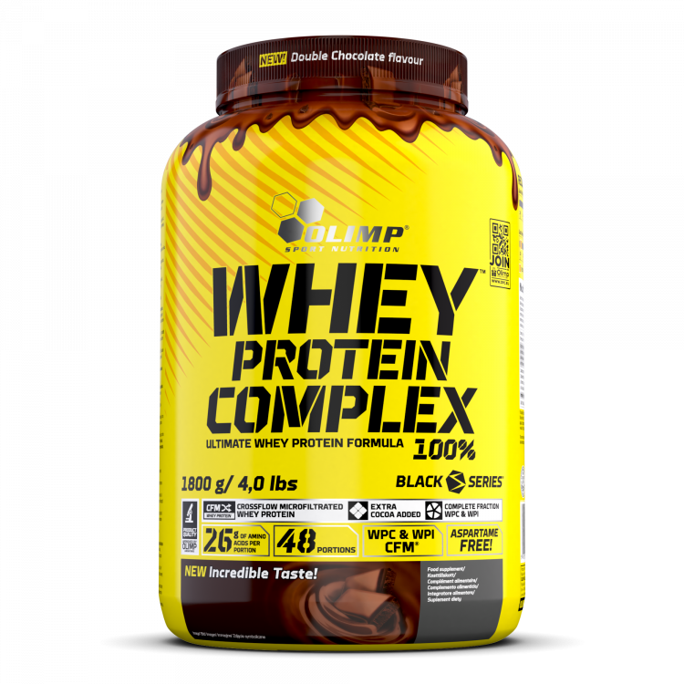 Whey Protein Complex 100% 1,8 kg double chocolate EN,SE,FR,ES,IT,PL 1800 g Double chocolate