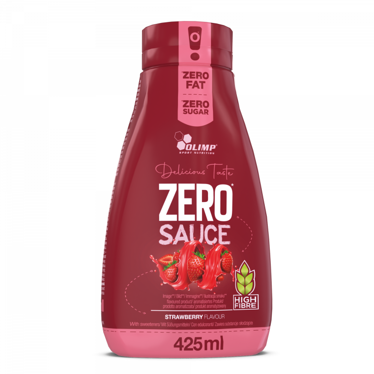 Zero Sauce 425ml pet strawberry EN,DE,PL,IT 425 ml Truskawka
