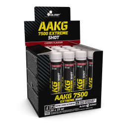 Olimp Sport Nutrition AAKG 7500 Extreme Shot Display 20 x25 ml Cherry
