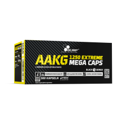 Olimp Sport Nutrition AAKG 1250 Extreme Mega Caps/Mega Capsules 300 kaps DE 120 kapsułek 