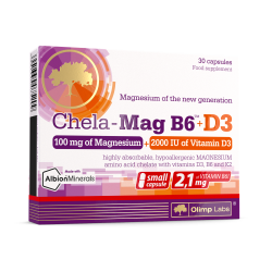 Olimp Labs Chela-Mag B6+D3 30 kaps EN 30 kapsułek 