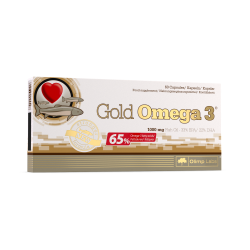 Olimp Labs Gold Omega 3 60 kaps (65%) 1000 mg blister box EN,DE,SE 60 kapsułek 